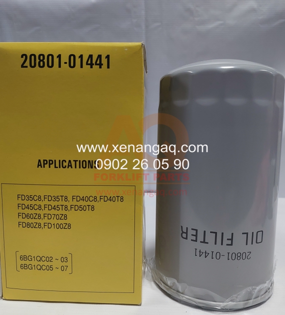 20801-01441 Lọc nhớt động cơ 6BG1
