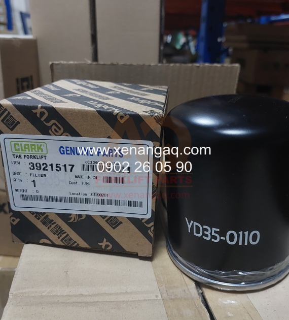 3921517 Lọc nhớt hồi hộp số Clark GTS20D, GTS33D