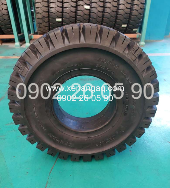 Vỏ Đặc Xe Nâng 5.00-8 Hiệu Dunlop